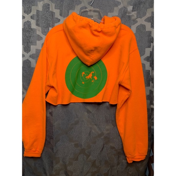 POST MALONE STONEY HUNT CLUB CROP HOODIE - Picture 3 of 3